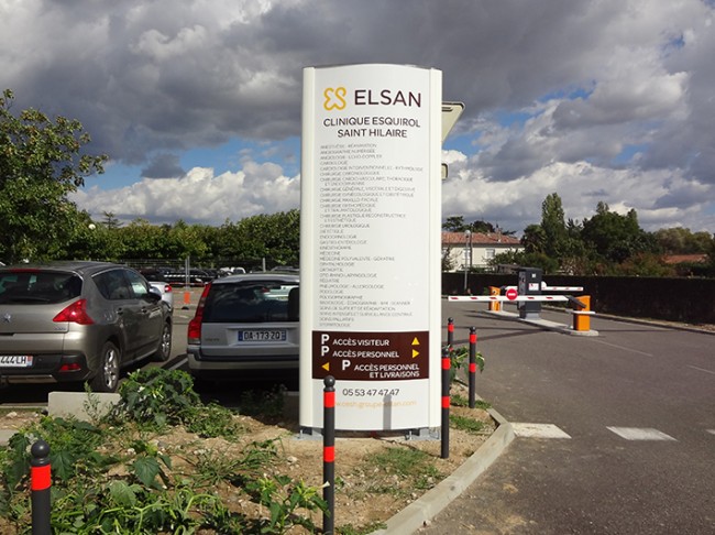 Totem - Elsan (clinique Saint-Hilaire) - 